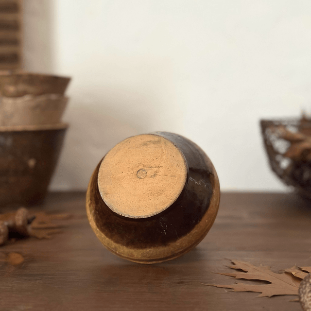 le petit bol en terre cuite bicolore