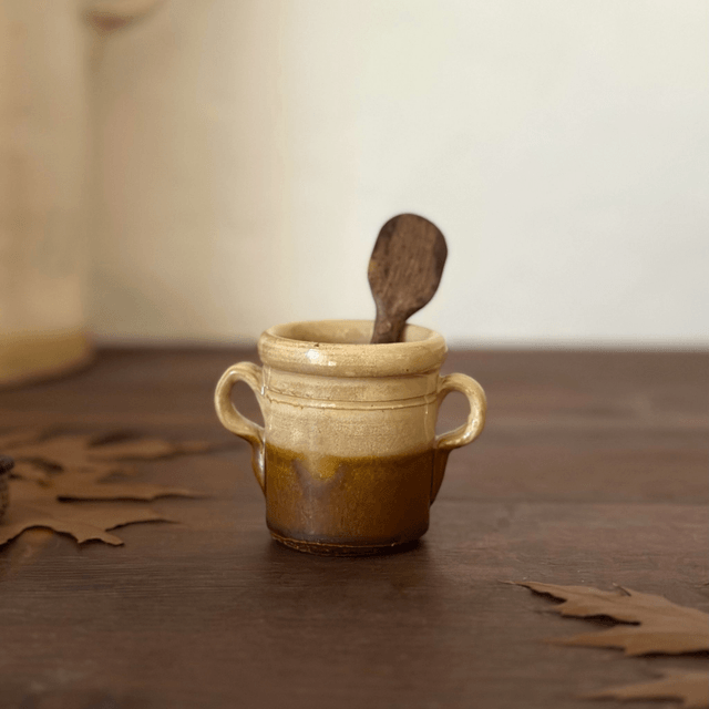 le mini pot à confit et sa cuillère