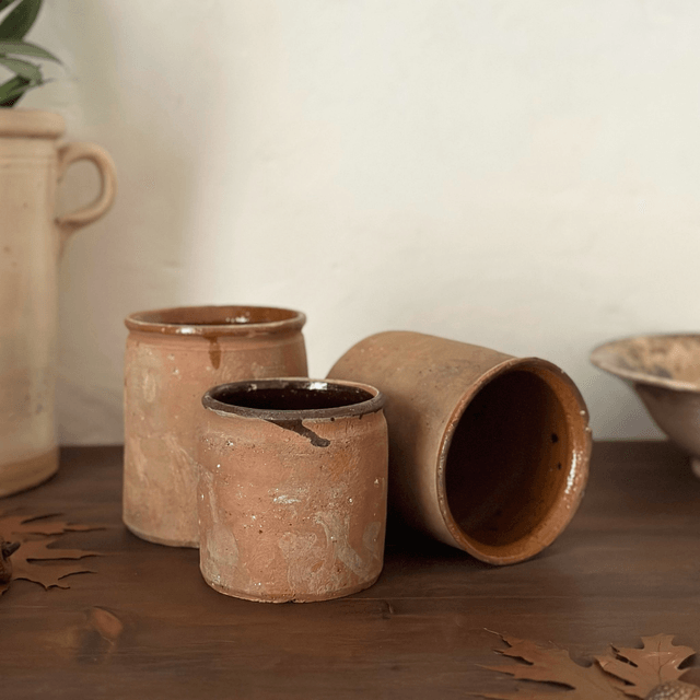 les pots en terre cuite