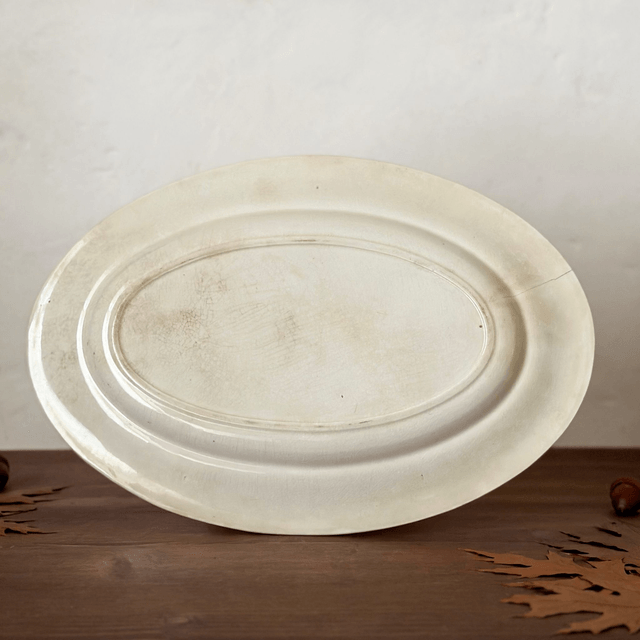 le plat ovale Chasse, Clairefontaine