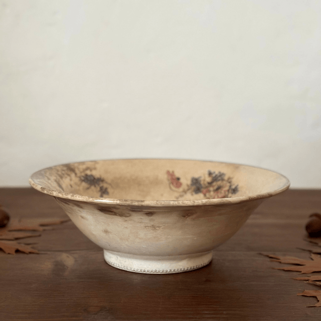le saladier fleuri, manufacture impériale et royale belge