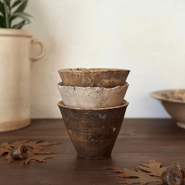le trio de pots à résine
