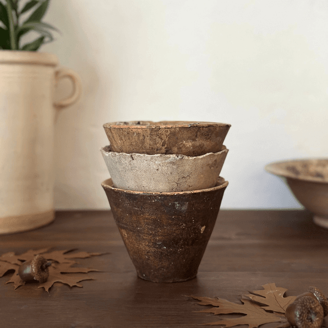 le trio de pots à résine